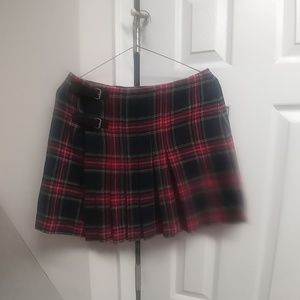 Mode International Plaid Skirt, Size 8